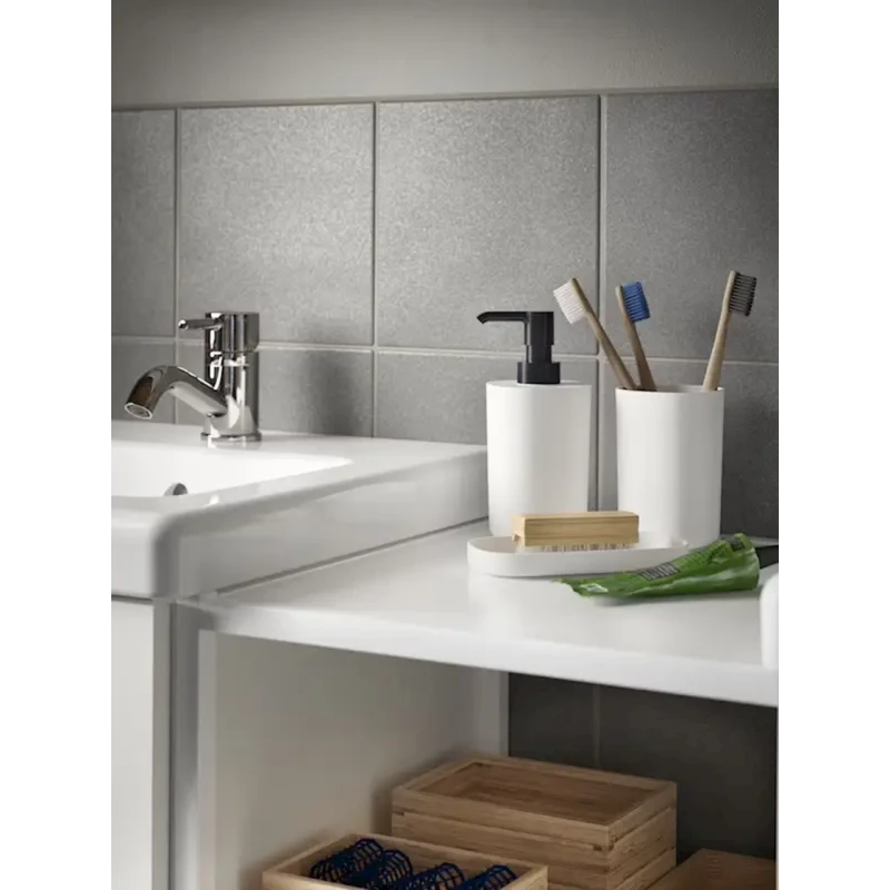 Набор для ванной IKEA Storavan, 3 предмета, белый Набор для ванной IKEA Storavan, 3 предмета, белый