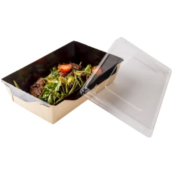 Одноразовые контейнеры для салата Loyal-6387809173, 100 шт, коричневые