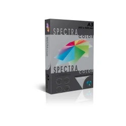 Цветная бумага Sinar Spectra, черная, A4, 100 шт