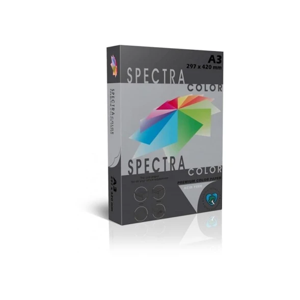 Цветная бумага Sinar Spectra, черная, A4, 100 шт Цветная бумага Sinar Spectra, черная, A4, 100 шт