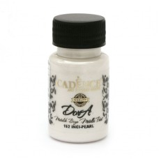 Akril boya-metallik Cadence Dora Metallic Paint 152 Pearl 50 ml