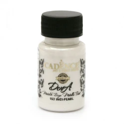 Акриловая краска-металлик Cadence Dora Metallic Paint 152 Pearl 50 мл