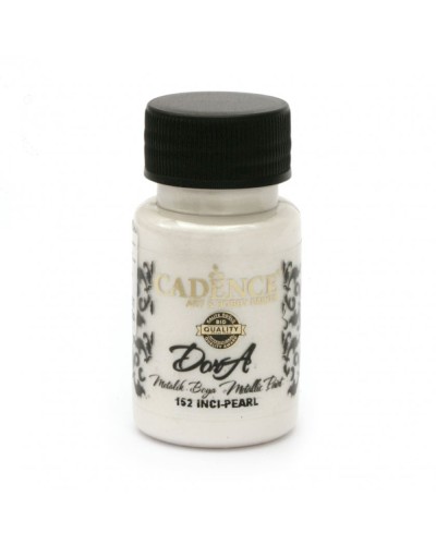 Akril boya-metallik Cadence Dora Metallic Paint 152 Pearl 50 ml