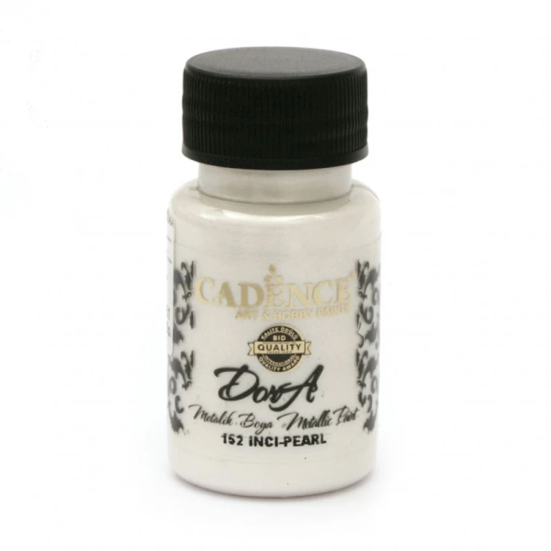 Акриловая краска-металлик Cadence Dora Metallic Paint 152 Pearl 50 мл