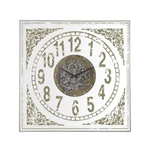 Divar saatı Y633, paslanmayan polad, 82x10 sm, ağ