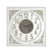 Divar saatı Y633, paslanmayan polad, 82x10 sm, ağ