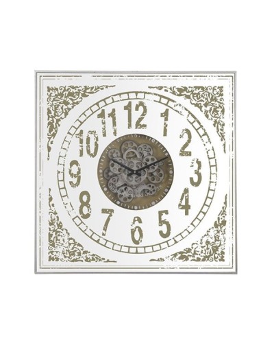 Divar saatı Y633, paslanmayan polad, 82x10 sm, ağ