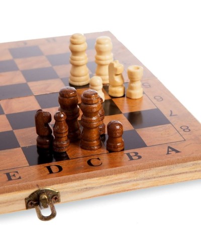 Masaüstü oyun 3-ü 1-də şahmat, nərd, dama Zelart Chess Set 2414