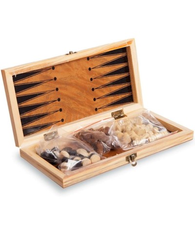Masaüstü oyun 3-ü 1-də şahmat, nərd, dama Zelart Chess Set 2414