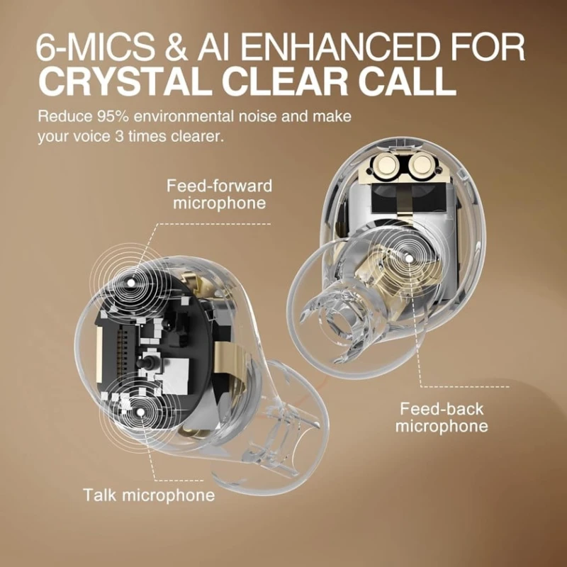 Беспроводные наушники Qcy ArcBuds Black