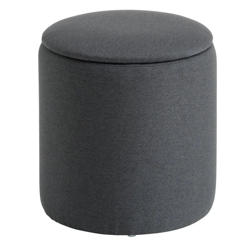 Пуфик JYSK Gislev, темно-серый, 36 см Пуфик JYSK Gislev, темно-серый, 36 см