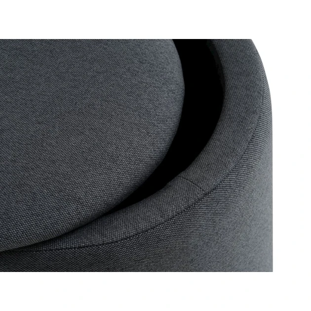 Пуфик JYSK Gislev, темно-серый, 36 см Пуфик JYSK Gislev, темно-серый, 36 см
