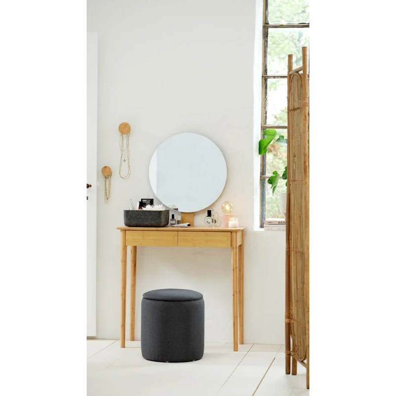 Пуфик JYSK Gislev, темно-серый, 36 см Пуфик JYSK Gislev, темно-серый, 36 см