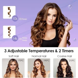 Фиолетовые щипцы для завивки