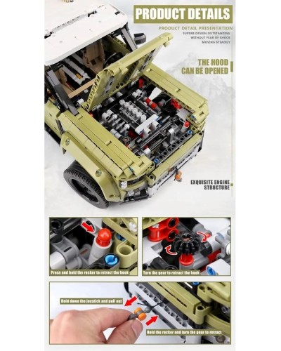 Konstruktor Mould King 13175 Land Rover, 2758+ element