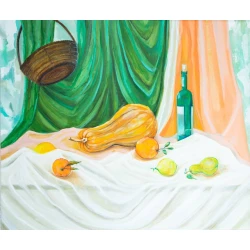 Rəsm Art by Ulviya Kakhramanova Balqabaq, kətan, yağlı, 95x110 sm