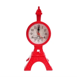Masaüstü saat Paris Eiffel Qırmızı