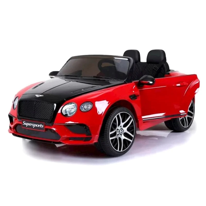 Uşaq elektrik avtomobili Bentley Continental Supersports, qırmızı