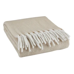 Плед JYSK Tusenfryd, 130x180 см, бежевый