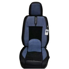 Oturacaq üçün çexol Avtostore muncuqlu, mavi/qara, letni-zimni - avto846