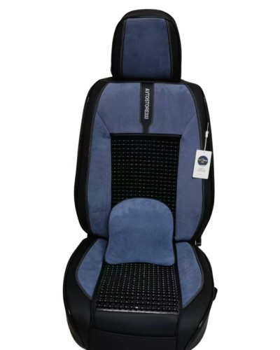 Oturacaq üçün çexol Avtostore muncuqlu, mavi/qara, letni-zimni - avto846