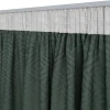 Штора JYSK Lygne, 140x300 см, полиэстер, зеленый Штора JYSK Lygne, 140x300 см, полиэстер, зеленый