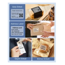 Этикет-лента Niimbot ST_12474394, 40x30 мм, 230 шт, прозрачный