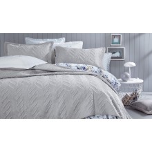Örtük və yastıq üzü dəsti Yataş Curly, örtük 170x240 sm, yastıq üzü 50x70 sm, birnəfərlik, pambıq/poliester, boz