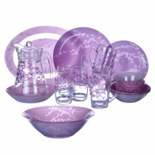 Nahar dəsti Luminarc Kashima Purple, 46 əşya