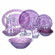 Nahar dəsti Luminarc Kashima Purple, 46 əşya