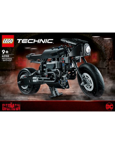 Konstruktor LEGO Technic Betmen Betsiklet 42155, 9+ yaş, 641 hissə