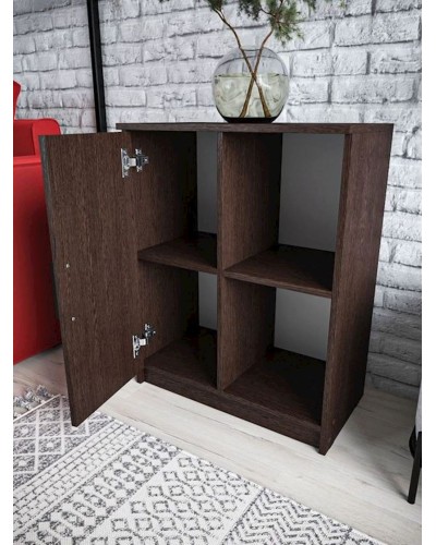 Tumba 60x33x75.5 sm, LDSP, Venqe, Qəhvəyi