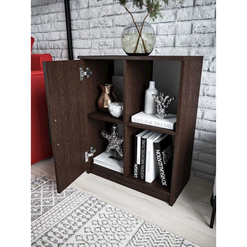 Tumba 60x33x75.5 sm, LDSP, Venqe, Qəhvəyi Tumba 60x33x75.5 sm, LDSP, Venqe, Qəhvəyi