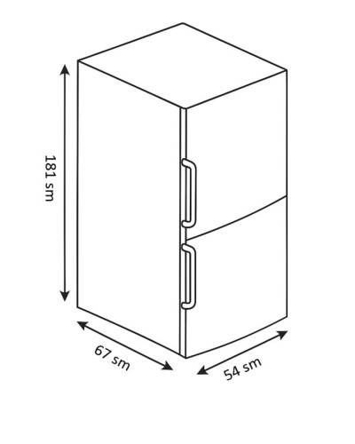 Soyuducu Eurolux EU-RF30HNF-2SIC