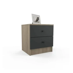 Тумба Art Mebel Art_tumba_104, ламинат, сонома/антрацит, 60x40x40 см