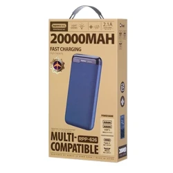 Xarici akkumulyator Remax RPP-626 20000 mAh, Göy