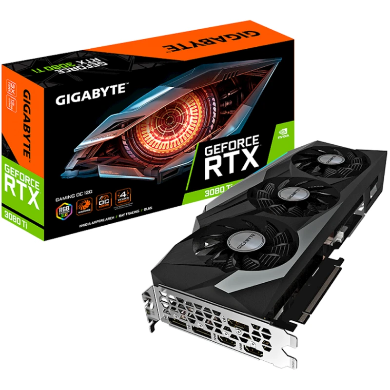 Видеокарта Gigabyte GeForce RTX 3080 Ti GAMING OC 12 GB GDDR6X (GV-N308TGAMING OC-12GD) Видеокарта Gigabyte GeForce RTX 3080 Ti GAMING OC 12 GB GDDR6X (GV-N308TGAMING OC-12GD)