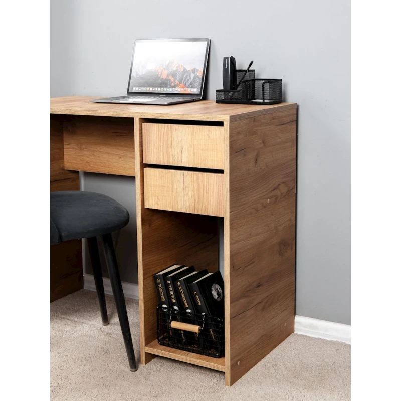 Компьютерный стол Letta Votan, 75х45х90 см, ЛДСП, бежевый Компьютерный стол Letta Votan, 75х45х90 см, ЛДСП, бежевый