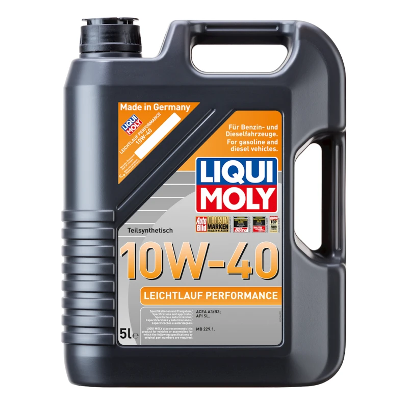 Motor yağı Liqui Moly Leichtlauf Performance 10W-40, 5 l
