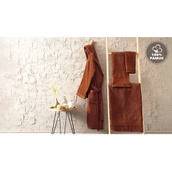 Полотенце банное Yataş Essentials, 90х150 см, хлопок, коричневое