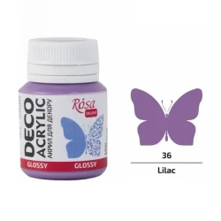 Акрил для декора Rosa Talent 36, глянцевый, сиреневый, 20 мл Акрил для декора Rosa Talent 36, глянцевый, сиреневый, 20 мл