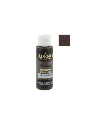 Akril boya Cadence Premium Acrylic Paint 7575 Dark Brown, tünd-qəhvəyi, 70 ml