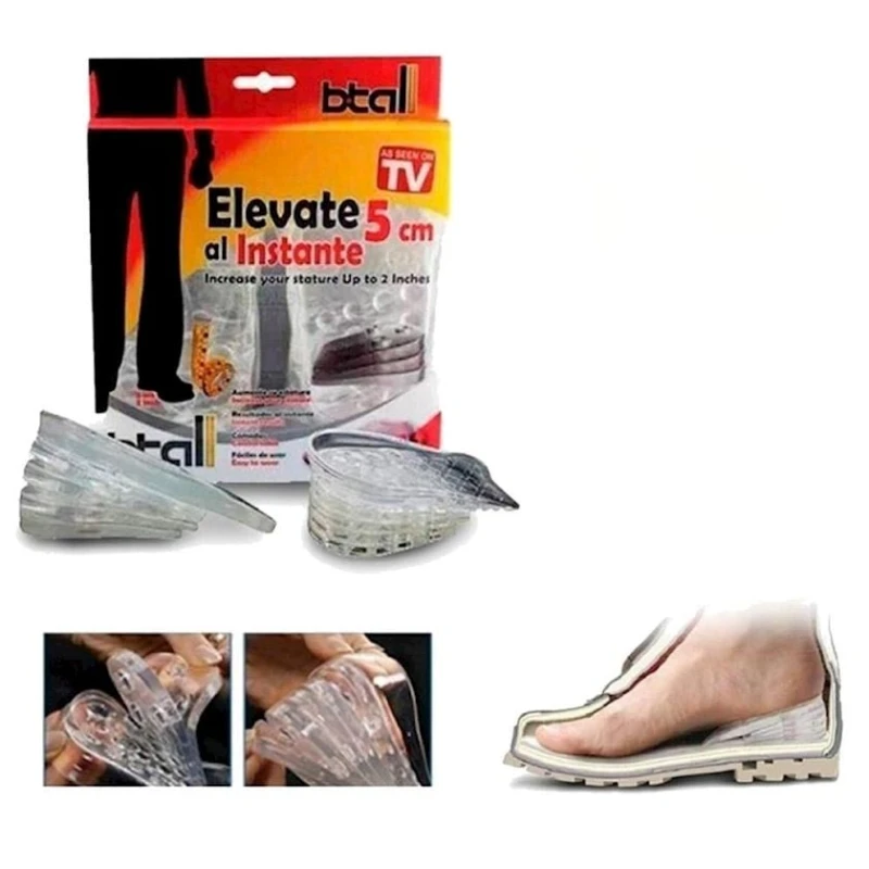 Стельки для обуви для увеличения роста MA-GH239, прозрачные Стельки для обуви для увеличения роста MA-GH239, прозрачные