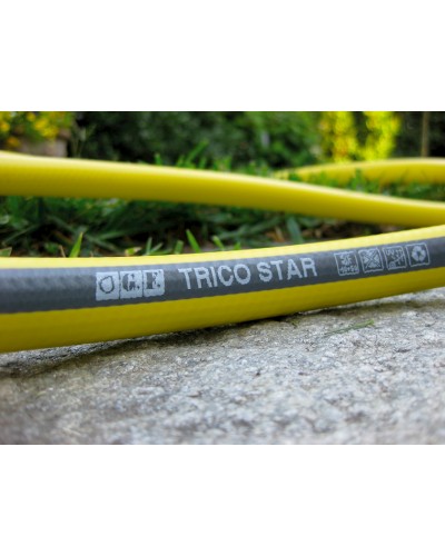 Suvarma şlanqı GF Trico Star, 50 m, 15 mm, sarı