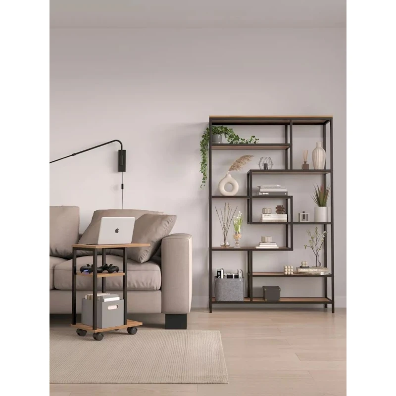 Журнальный стол LETNEWStolikWhVot, ЛДСП, коричневый, 64x30x47 см