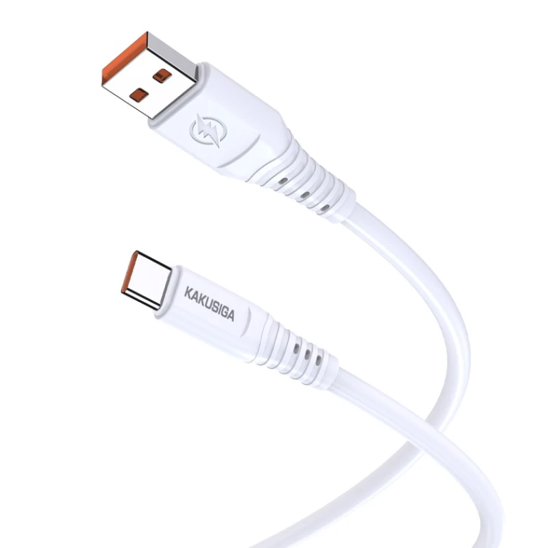 Кабель USB Kakusiga KSC-803 White USB-A - Type-C