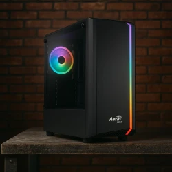 Настольный компьютер AeroCool Intel i5-9400F 16GB RAM 480GB SSD 1TB HDD RTX 2060 Wi-Fi Bluetooth RGB
