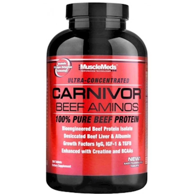 Aminturşular MuscleMeds Carnivor Beef Aminos, 300 həb Aminturşular MuscleMeds Carnivor Beef Aminos, 300 həb