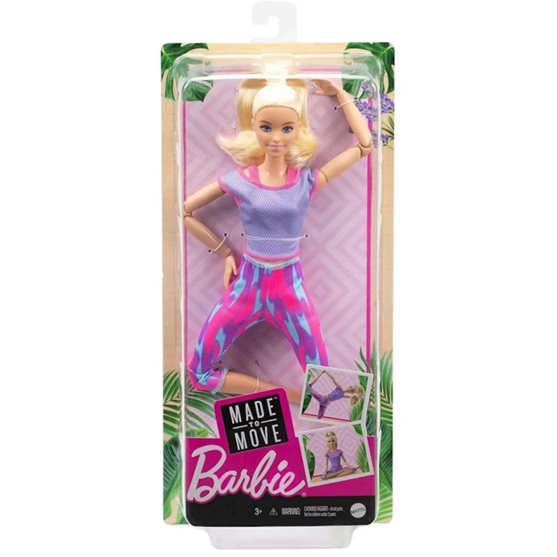 Кукла Barbie Made to Movie, Двигайся как я, в розовом костюме, пластик