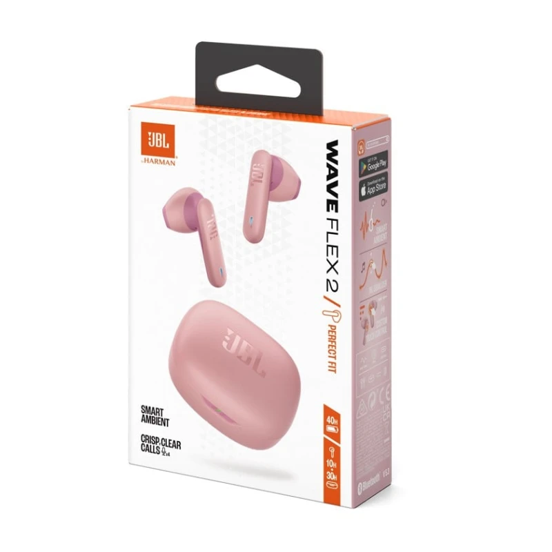 Беспроводные наушники JBL Wave Flex2 Pink